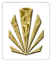 DF35-602-GD-WT Gold Sunburst White